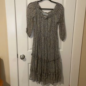 Anthropologie KIRA OFF THE SHOULDER PEASANT DRESS